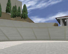 d reconstruction of theatre of Dionysus