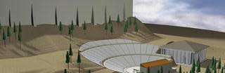 3d reconstruction of theatre of Dionysus